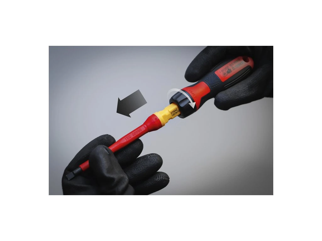 BGS 35814 Elektrikářské šroubováky VDE s vyměnitelnými dříky, sada 13 dílů