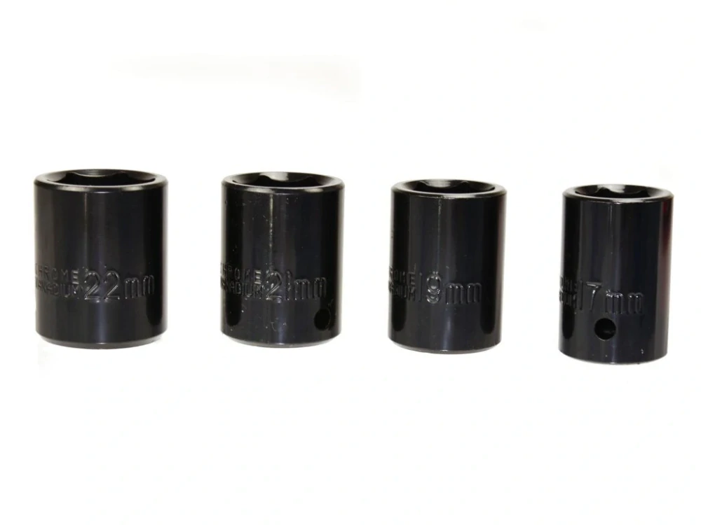 Heidmann H00516 Rázový utahovák 1/2", elektrický, s LCD displejem, 150-350 Nm, s hlavicemi 17-22 mm (GEKO)