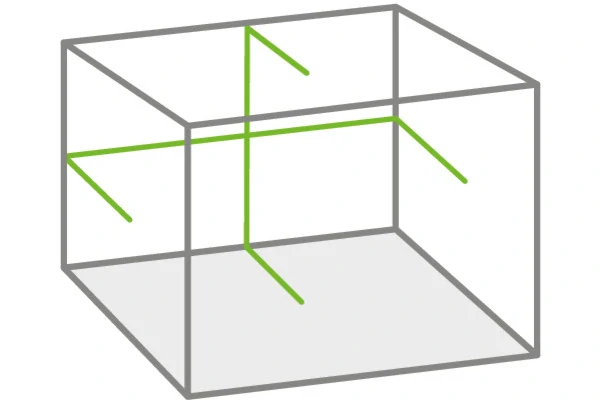 SOLA X2 GREEN Křížový laser - 71014001