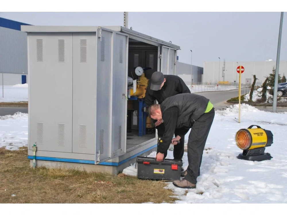 MASTER DC 61 (akku) Mobilní naftové topidlo infračervené 17kW