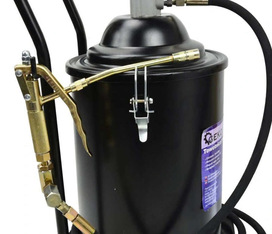 GEKO G01137 Maznice pneumatická, pojízdná, objem 16 l, tlak 30-40 MPa, hadice 4m