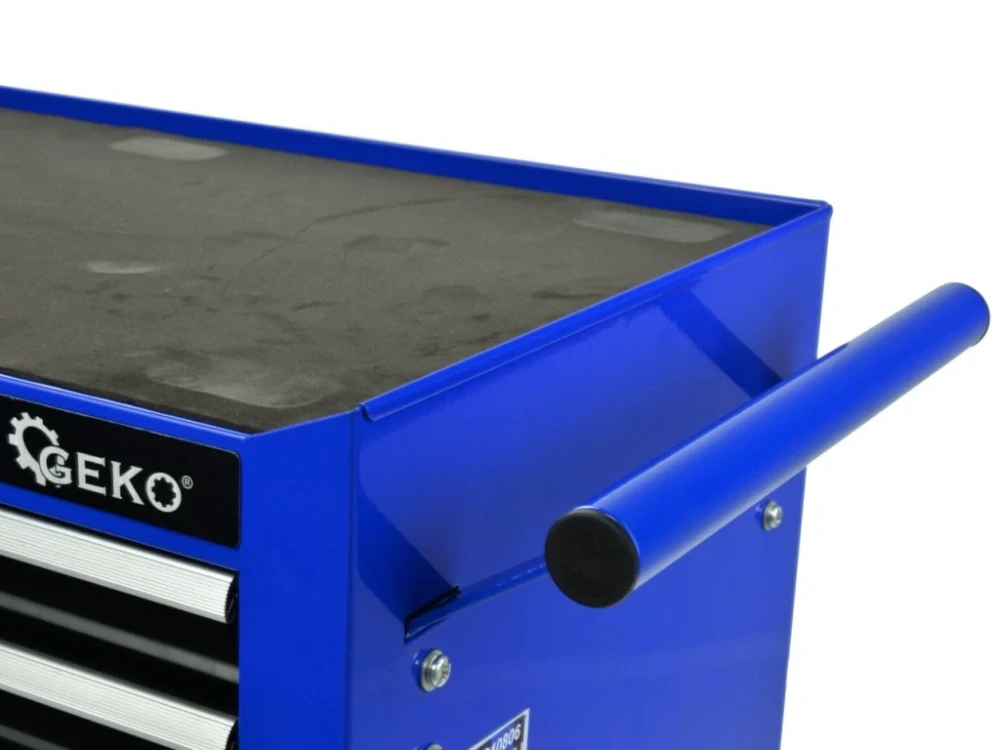 GEKO G10806 Dílenský vozík nevybavený, 7 zásuvek, s postranním úchytem