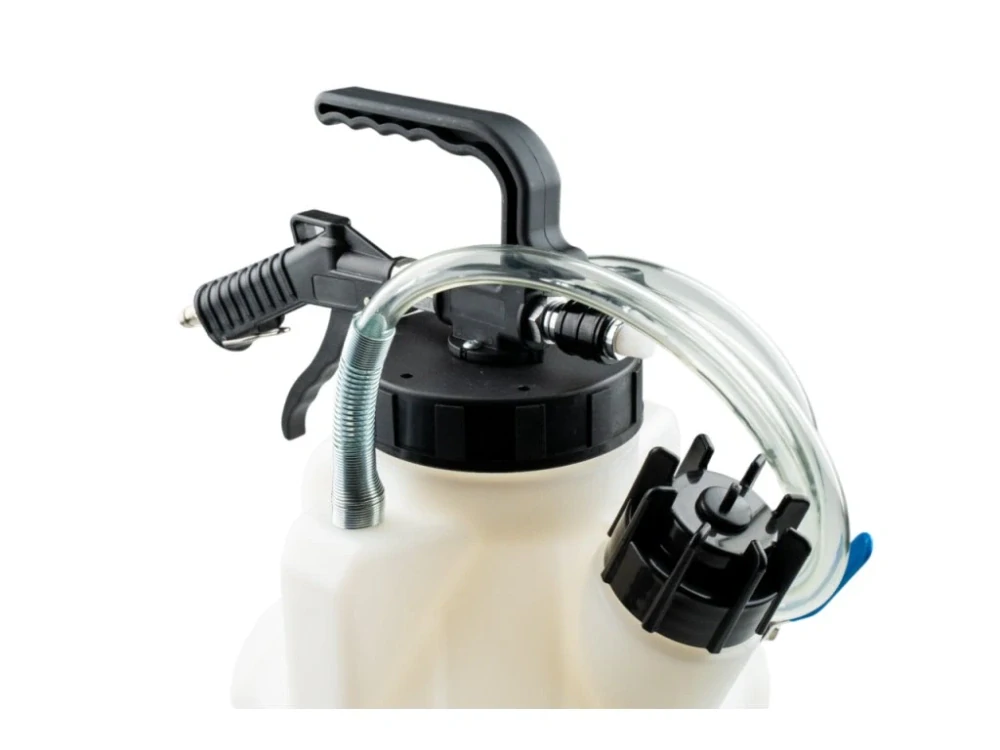 ASTA A-13ED10L Pneumatická plnička a odsávačka oleje ATF do automatických převodovek, s adaptéry