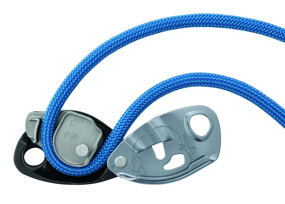 PETZL GRIGRI jistící brzda šedá
