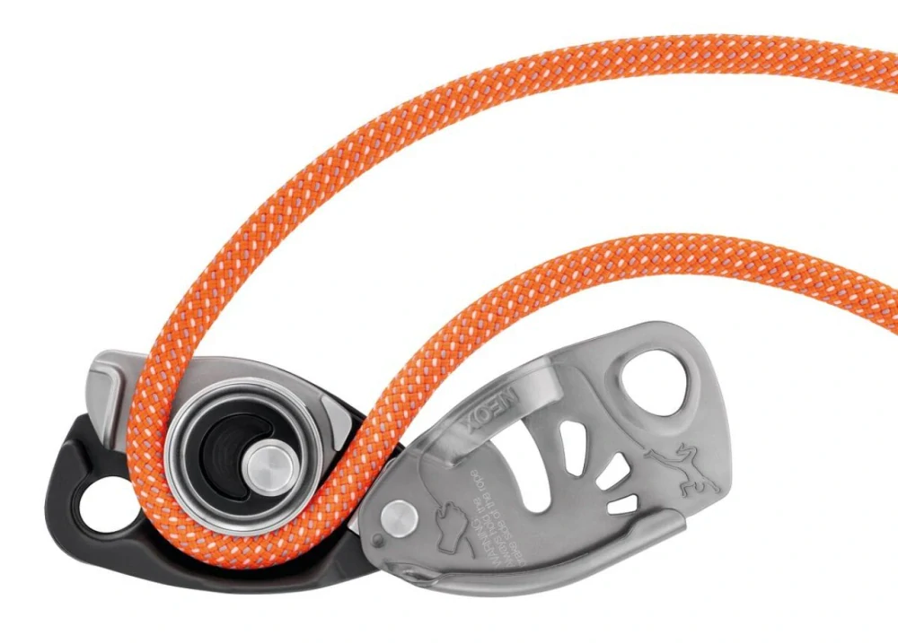 PETZL NEOX LIGHT GRAY jistící brzda šedá