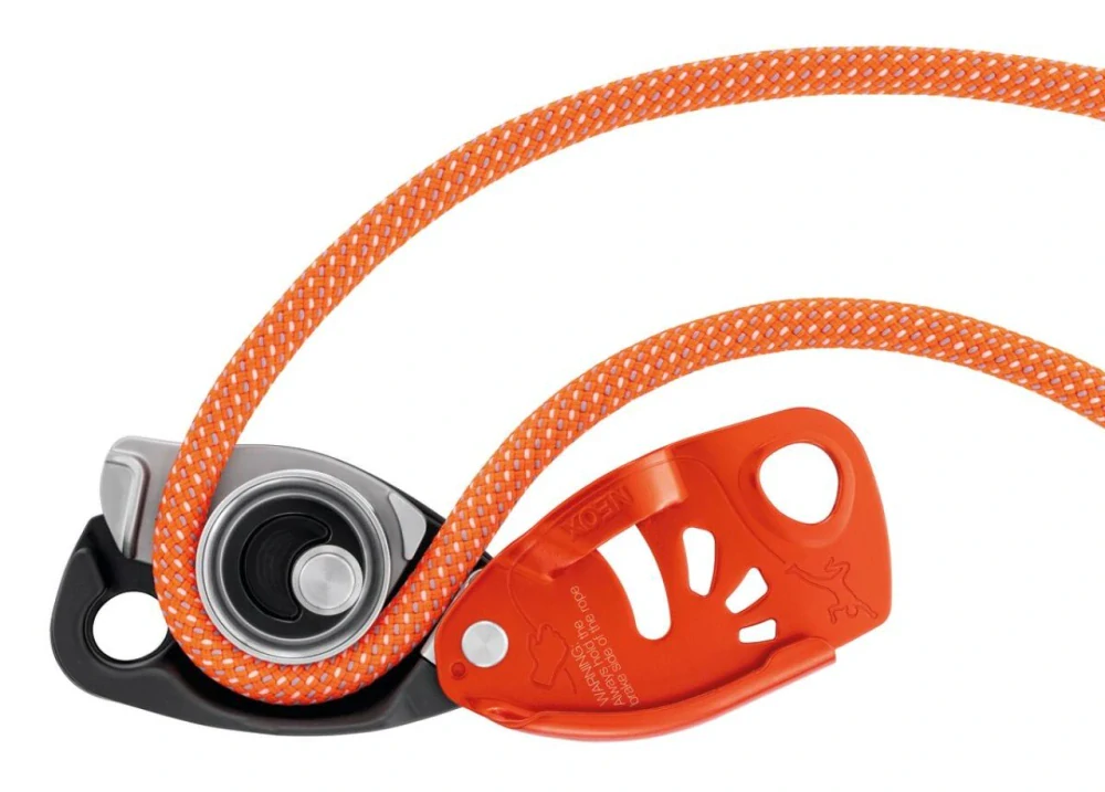 PETZL NEOX ORANGE jistící brzda oranžová
