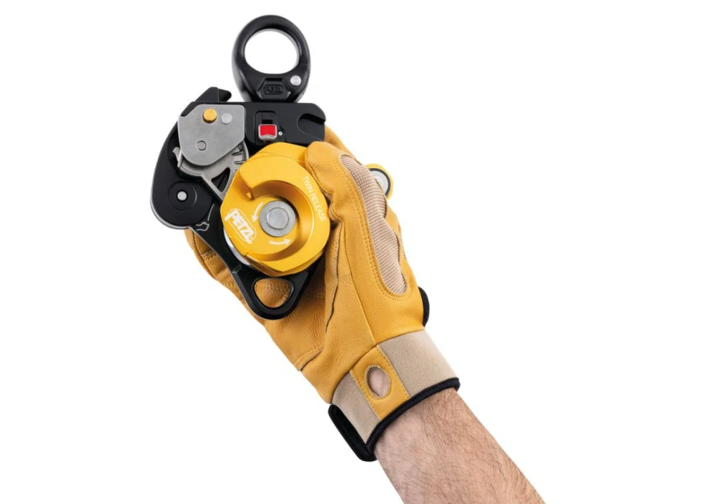 PETZL TWIN RELEASE dvojitá kladka s blokantem