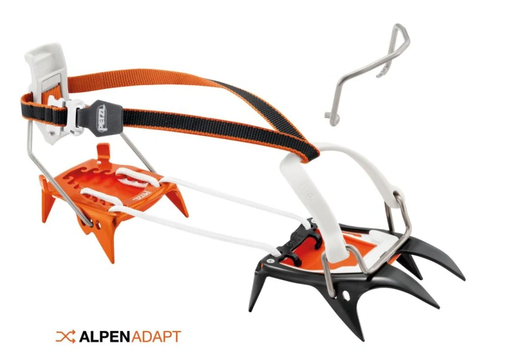 PETZL IRVIS HYBRID LLU leverlock universel mačky pro skialpinismus