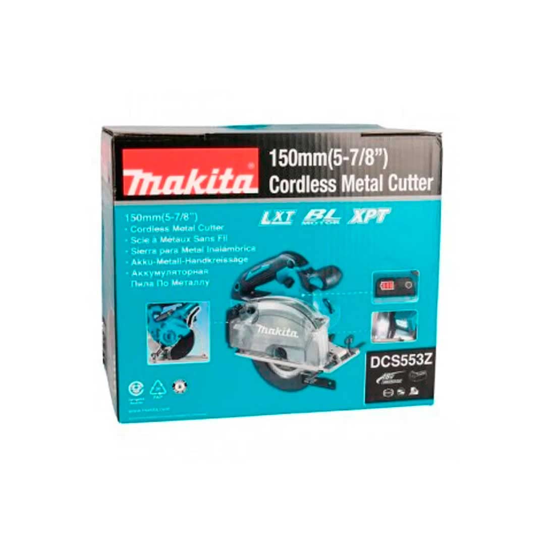 MAKITA DCS553Z Aku ruční kotoučová pila na kov 18V, 150mm (bez aku)