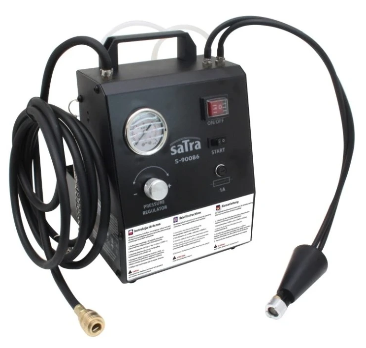 SATRA S-90086 STROJ NA VÝMĚNU ELEKTRICKÉ BRZDOVÉ KAPALINY
