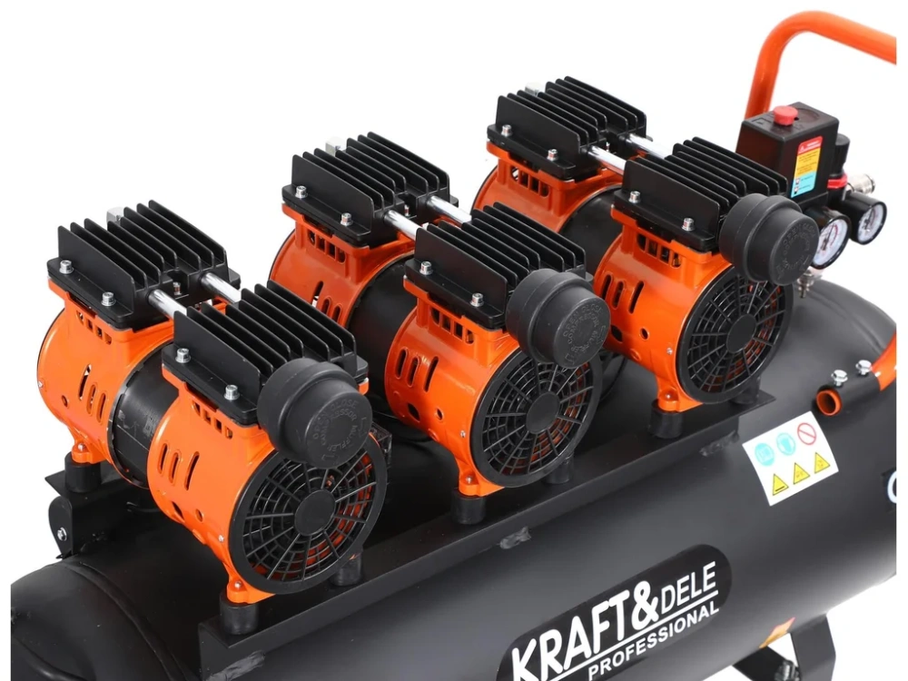 KRAFT&DELE KD1394 Tichý bezolejový kompresor 100 l, 580 l/min, 6 kW