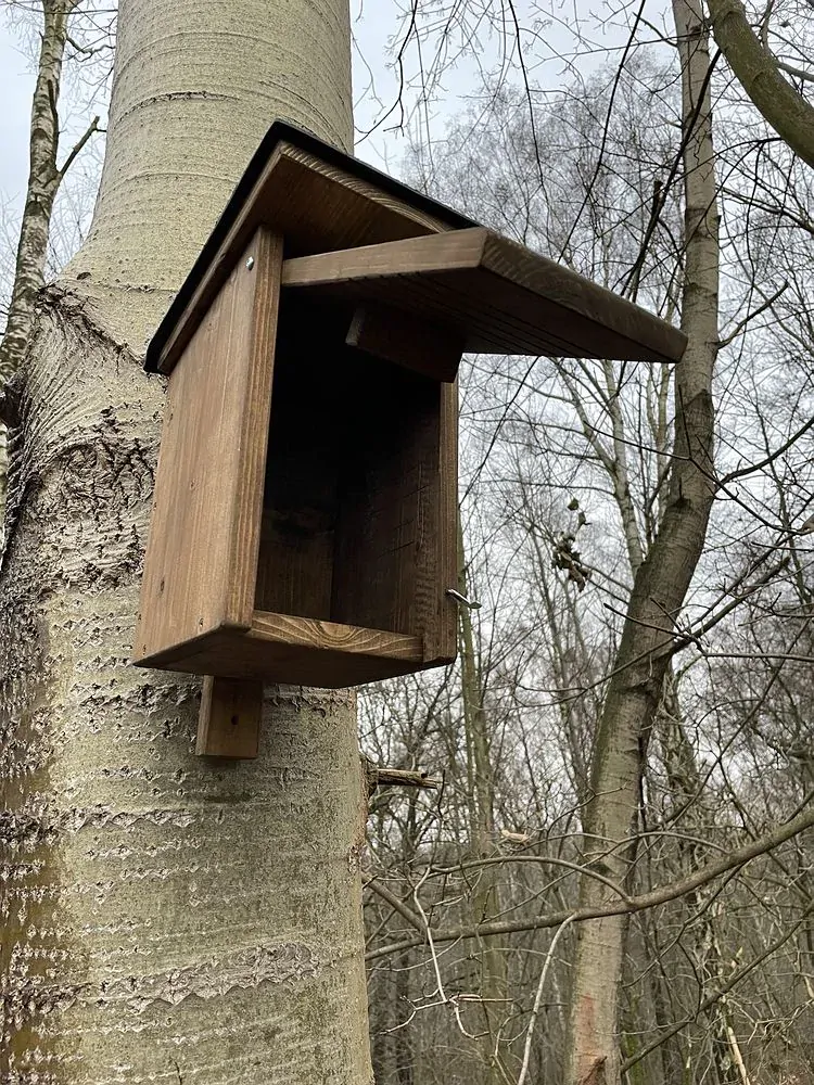 Univerzální dřevěná ptačí budka hnědá - PELA04