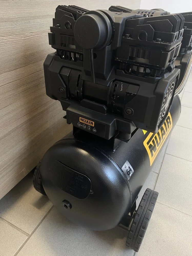 Nuair SILTEK TB 50 D tichý bezolejový kompresor 2,2kW