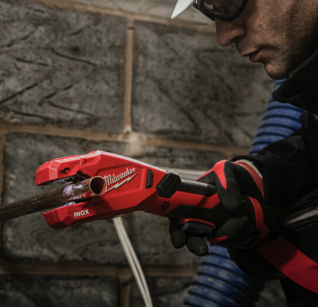 MILWAUKEE M12 PCSS-202C RAPTOR Aku řezák na nerezové trubky - 4933479242