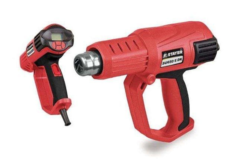 STAYER SU 650 EDK LED horkovzdušná pistole 2000W + příslušenství