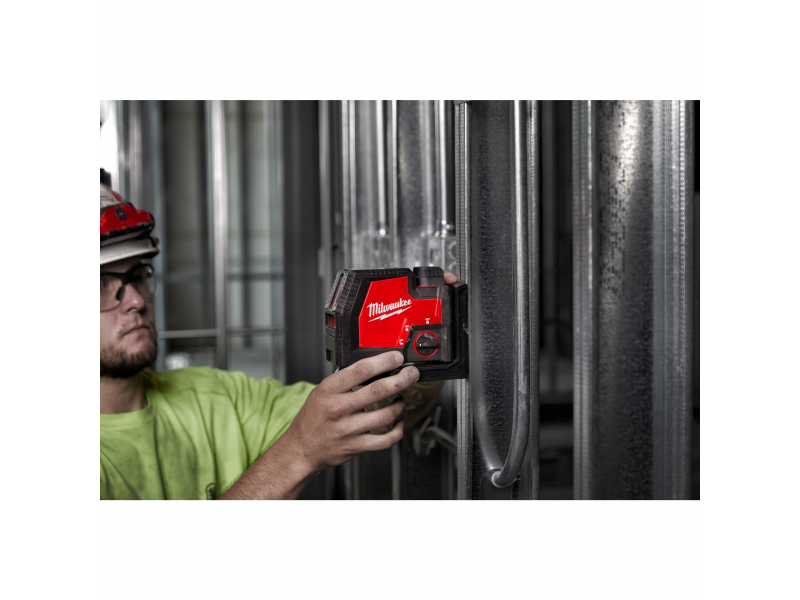 MILWAUKEE L4 CLLP-301C Aku křížový / liniový laser, USB, 3.0Ah - 4933478099