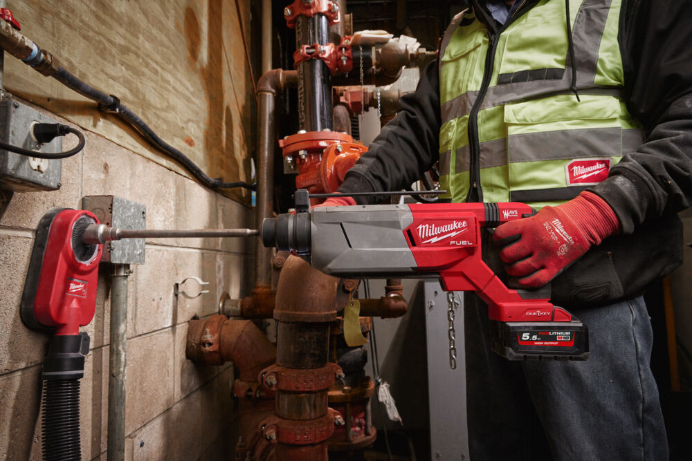 MILWAUKEE M18 FHACOD32-0C Aku vrtací kladivo s D rukojetí s ONE-KEY™ SDS-Plus 18V (bez aku) - 4933492140