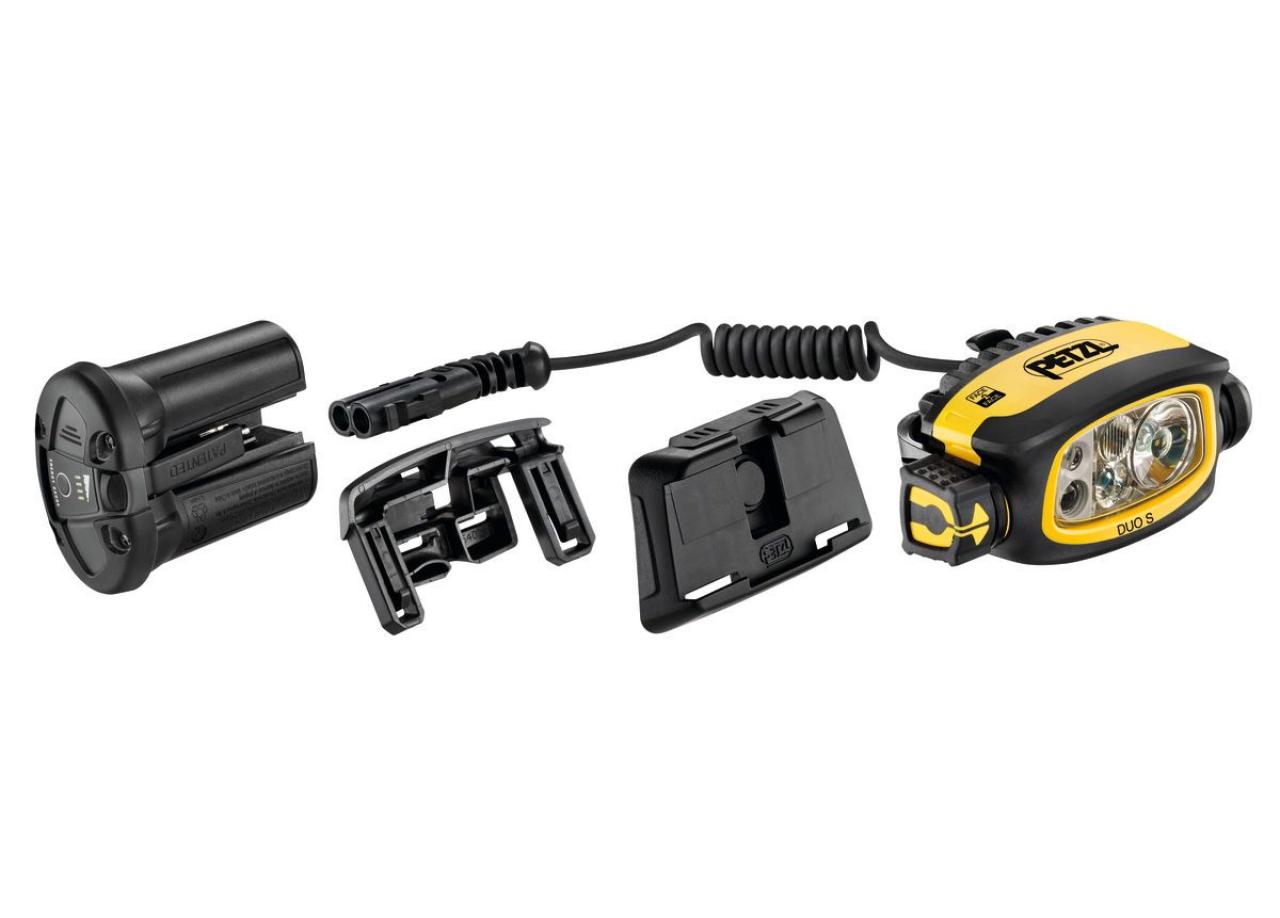 PETZL DUO S vysoce výkonná nabíjecí čelová svítilna