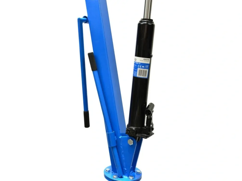 GEKO G02105 Dílenský jeřáb hydraulický 1 t, otočný skládací