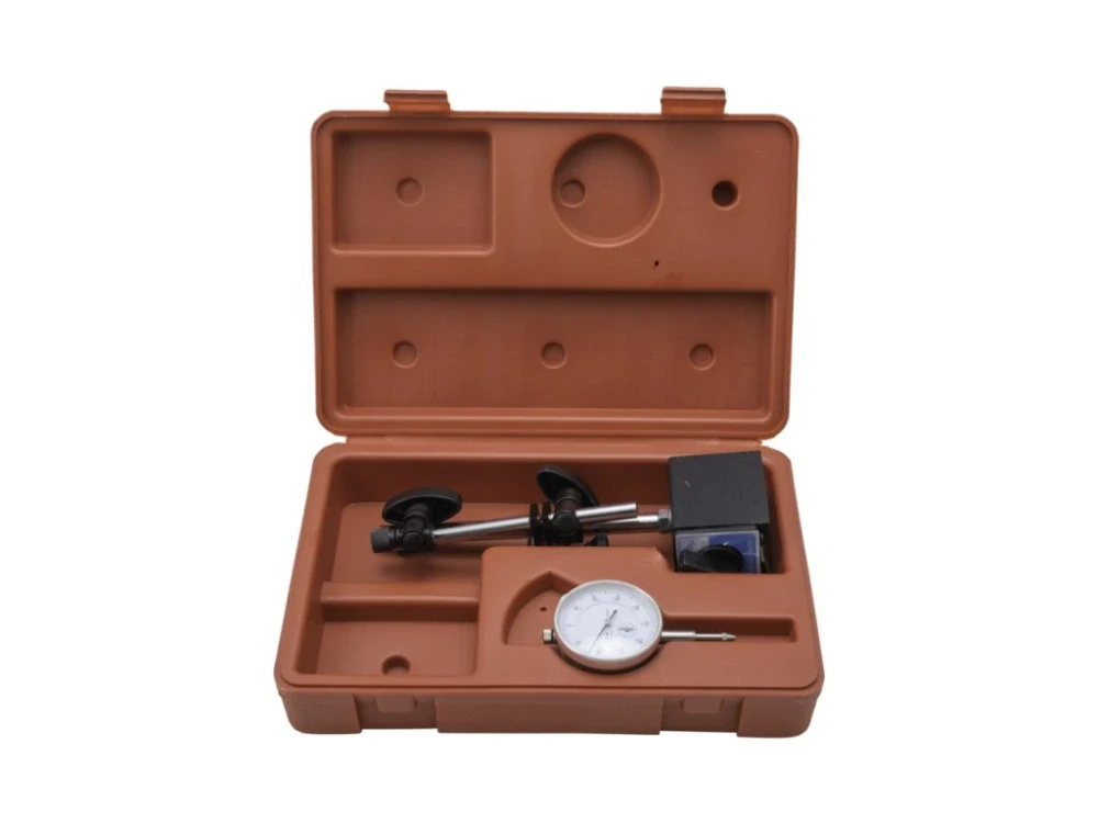 Magnetický stojan, stativ + úchylkoměr - QUATROS QS15511