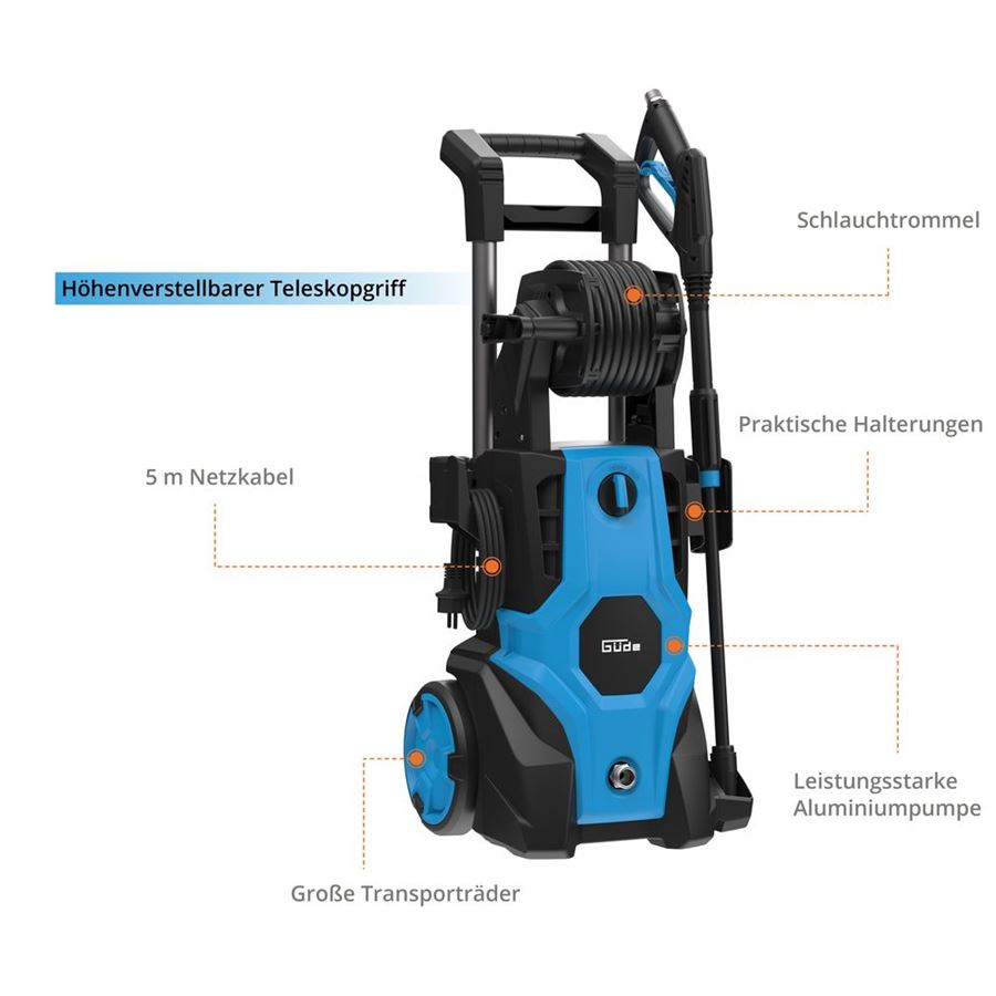 GÜDE GHD 2100-165 VYSOKOTLAKÁ MYČKA 165bar - 85926