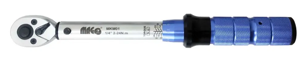 MAGG MKM01 Momentový klíč 1/4" 2-24 Nm pro jízdní kola - 13 hlavic