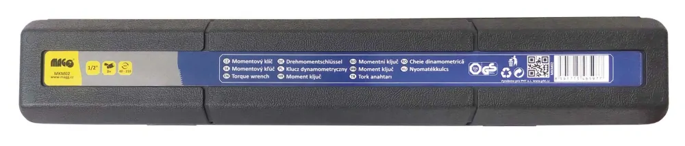 MAGG MKM02 Momentový klíč 1/2" 40-210 Nm