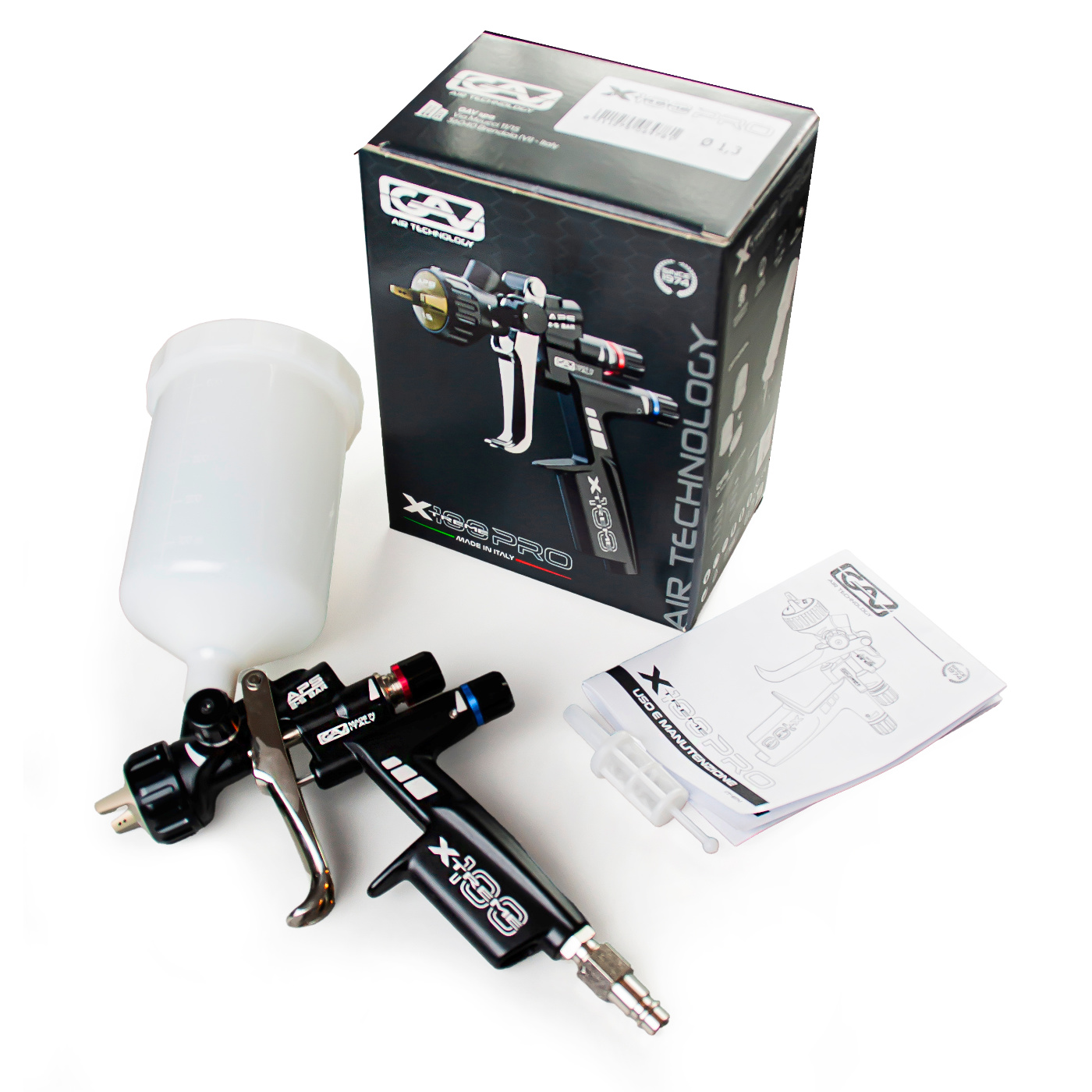 GAV EXTREME 100 PRO profesionální stříkací pistole HVLP tryska 1,5mm