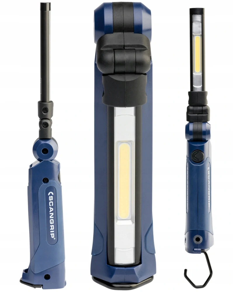 Scangrip SLIM Inspekční svítilna LED, ultra tenká, nabíjecí, až 500 lm, 2600 mAh