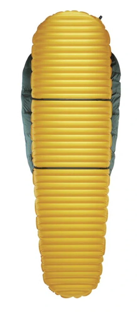Therm-a-Rest HYPERION 32F/0C Regular Black Forest ultralehký péřový spacák zelený