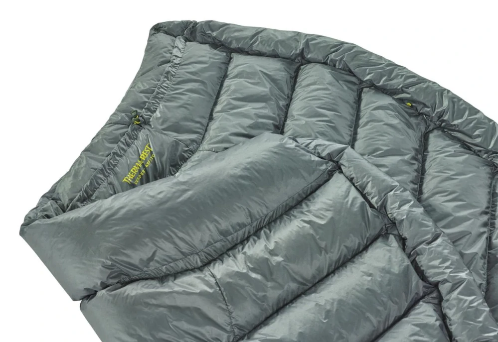 Therm-a-Rest VESPER 45F/7C Long Storm péřová přikrývka šedá