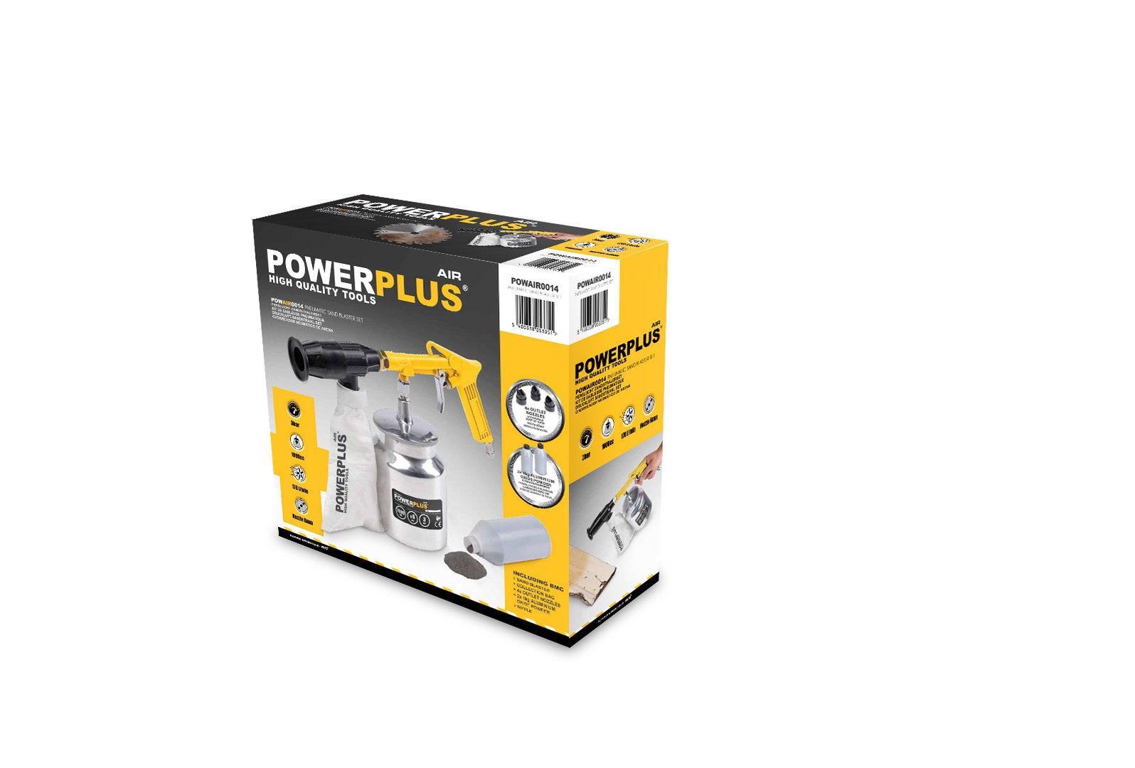 PowerPlus POWAIR0014 Pneumatická pískovačka