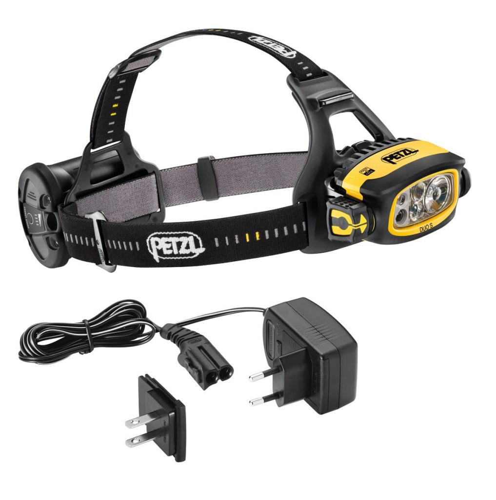 PETZL DUO S vysoce výkonná nabíjecí čelová svítilna