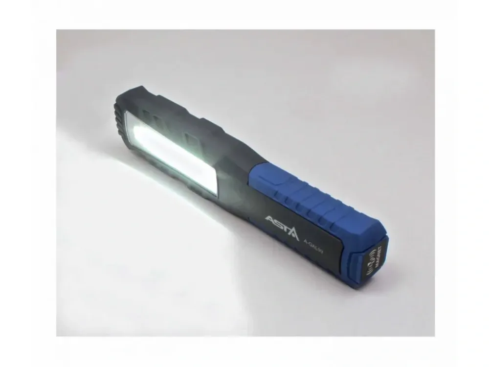 ASTA A-GAL99 Dílenská montážní lampa, COB LED, 800 lm, nabíjecí, s magnety a háčky
