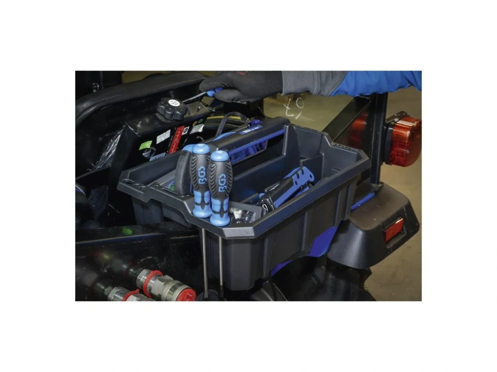 BGS 70225 Sada nářadí: šroubováky, kleště, kladivo a francouzský klíč, 11 dílů v boxu