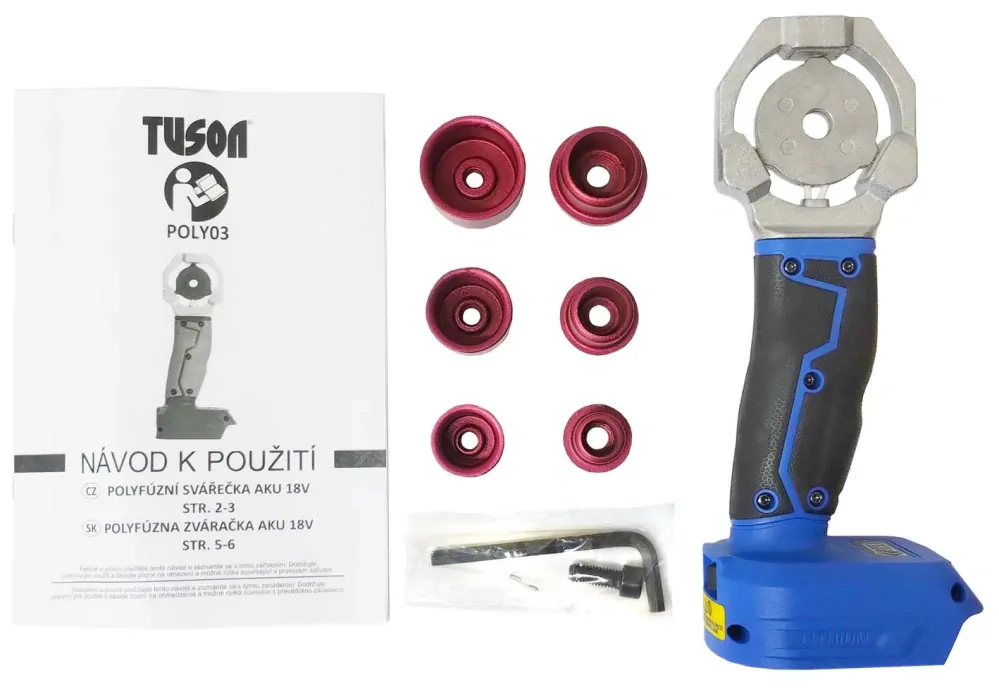 TUSON POLY03 Polyfúzní svářečka 120W AKU 18V (Makita; bez baterie)