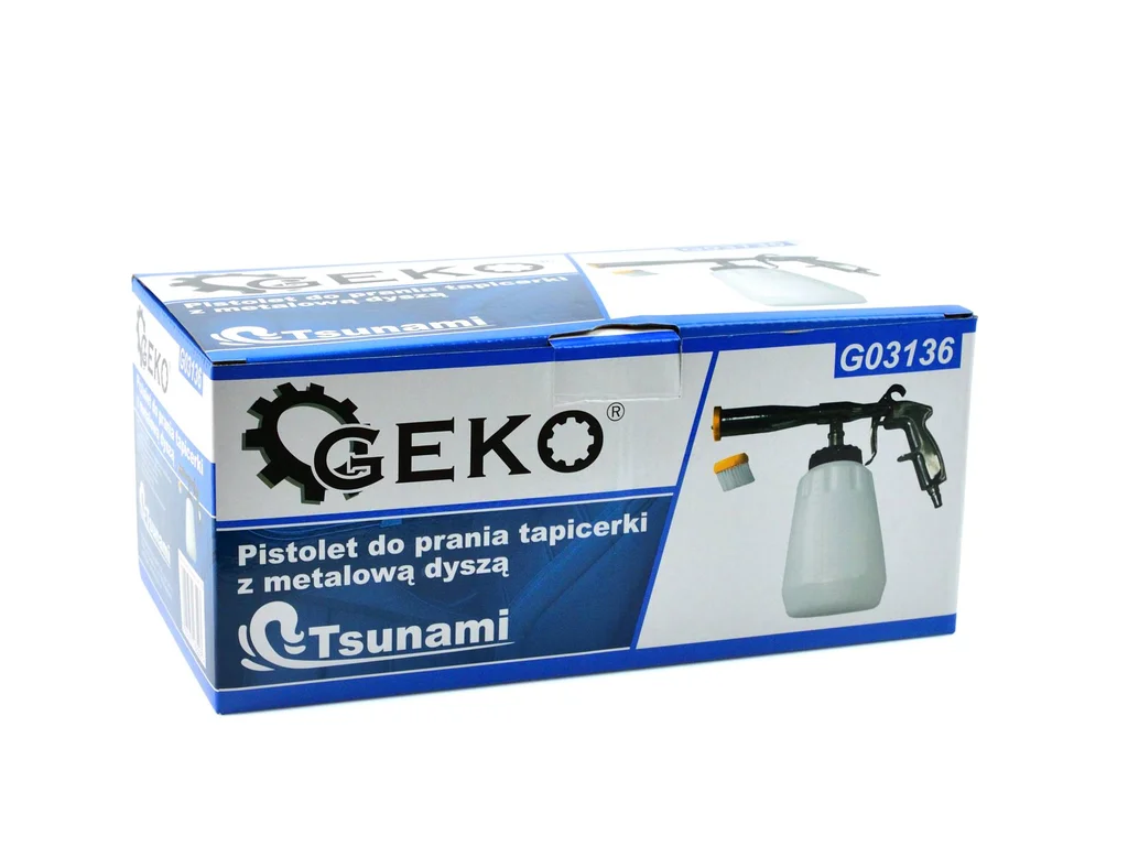 GEKO G03136 Pneumatická mycí, čisticí pistole, kovová tryska, 1 l