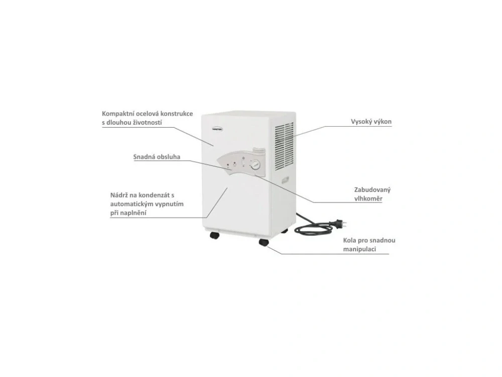 Master DH 721 P Odvlhčovač, vysoušeč vzduchu