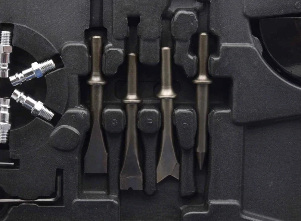 GEKO G03178 Pneumatické nářadí - rázový utahovák, bruska, ráčnový utahovák, vrtačka, sekáč