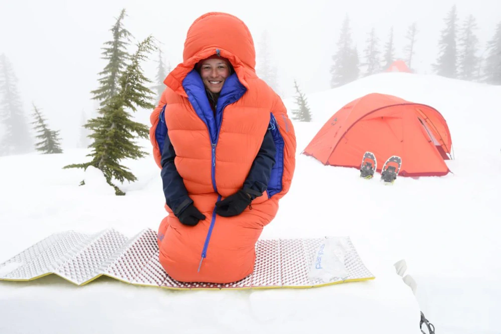 Therm-a-Rest POLAR RANGER -20F/-30C Long Flame/Orange péřový spacák oranžový