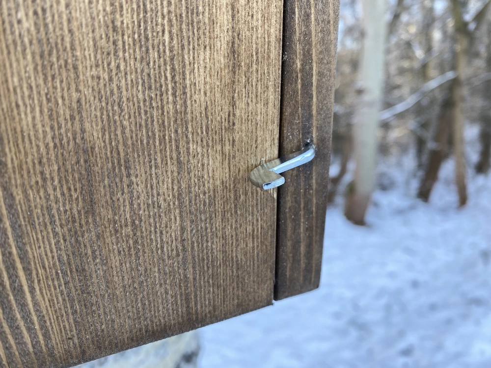 Sýkorník - dřevěná ptačí budka hnědá - PELA01