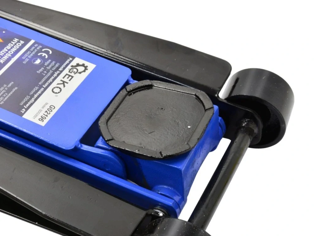 GEKO PREMIUM G02196 Pojízdný hydraulický zvedák 4t, nízkoprofilový, 95 - 550 mm, dvojitá pumpa