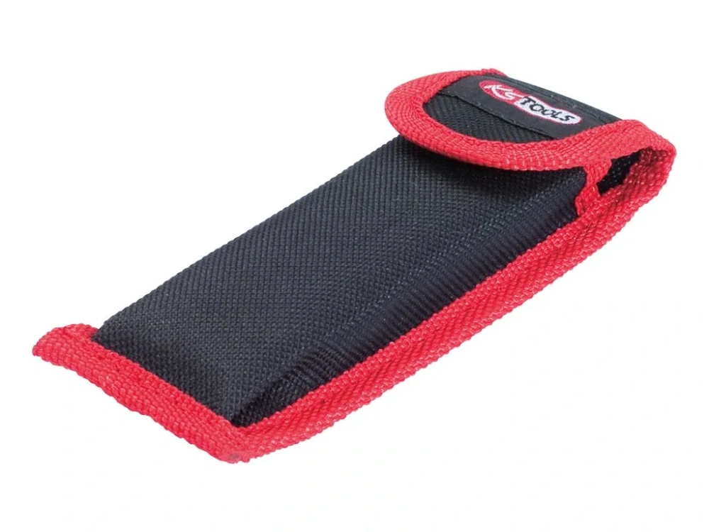 KS TOOLS 907.2220 Nůž taktický kapesní zavírací, řezač pásů a rozbíječ skla, délka 21 cm