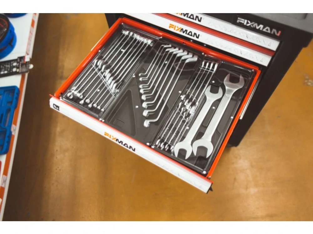 FIXMAN F1 Mechanic Profi CZ Montážní vozík s ručním nářadím, 258 ks nářadí