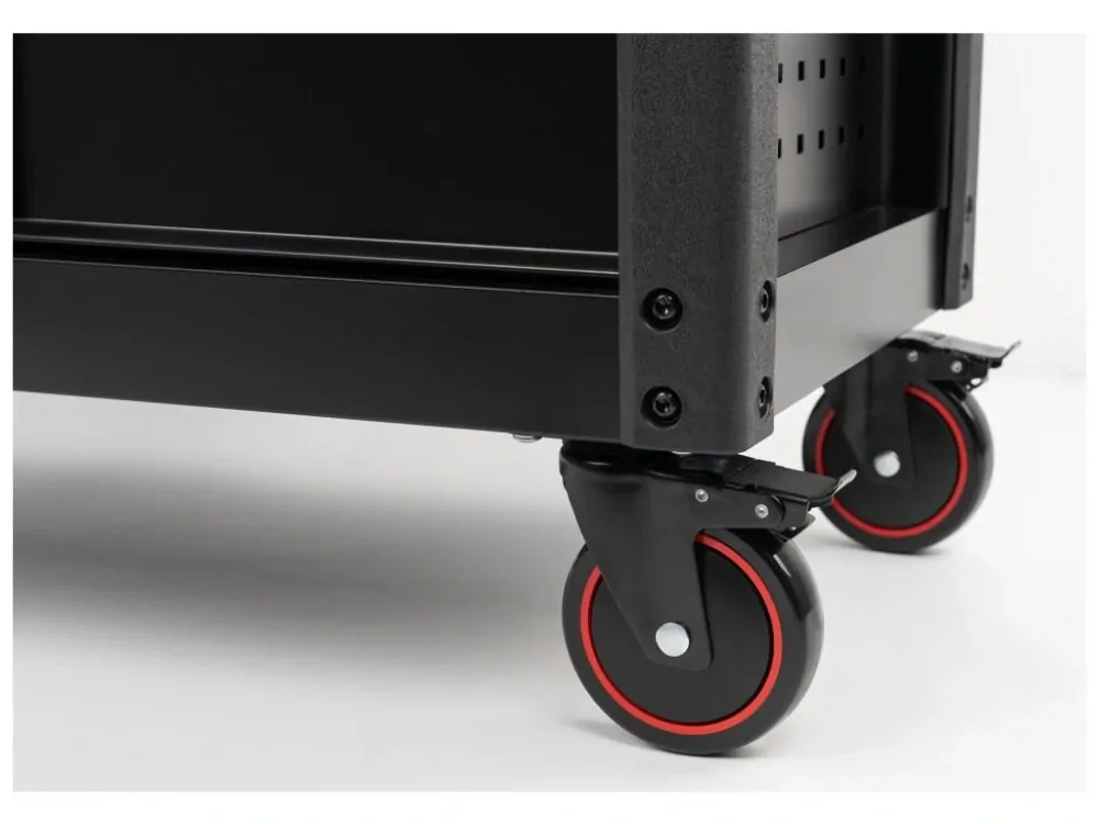 TAGRED TA196 Dílenský vozík, vybavený, dřevěná deska, 12 zásuvek, 541 ks nářadí