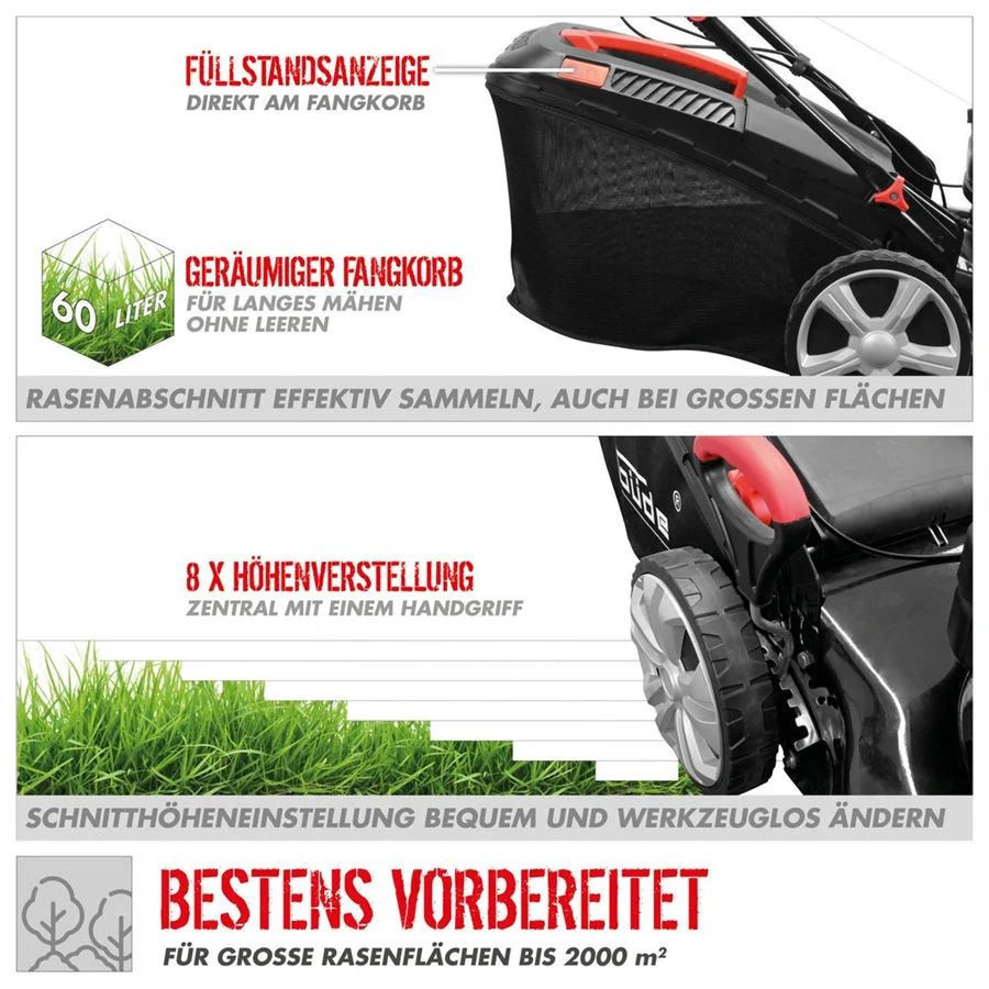 GÜDE BIG WHEELER 534.2 R MOTOROVÁ SEKAČKA 3,5 kW, 53CM - 95464