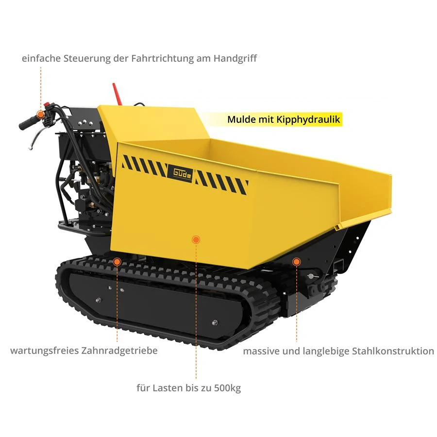 GÜDE GRD 500/R PÁSOVÝ DUMPER - 55527