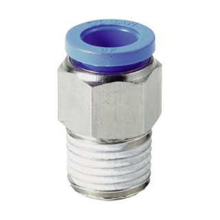 ABAC PC-128 přímá spojka na potrubí 8mm / G 1/2"