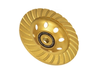 GEKO H00121 Diamantový brusný kotouč TURBO 125mm M14 - HEIDMANN