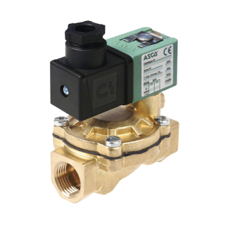 E238-10A-24VDC solenoidový ventil 24 V DC nepřímo řízený 1" kompletní s cívkou a konektorem